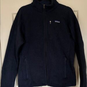 Patagonia Navy Full-Zip Fleece Jacket